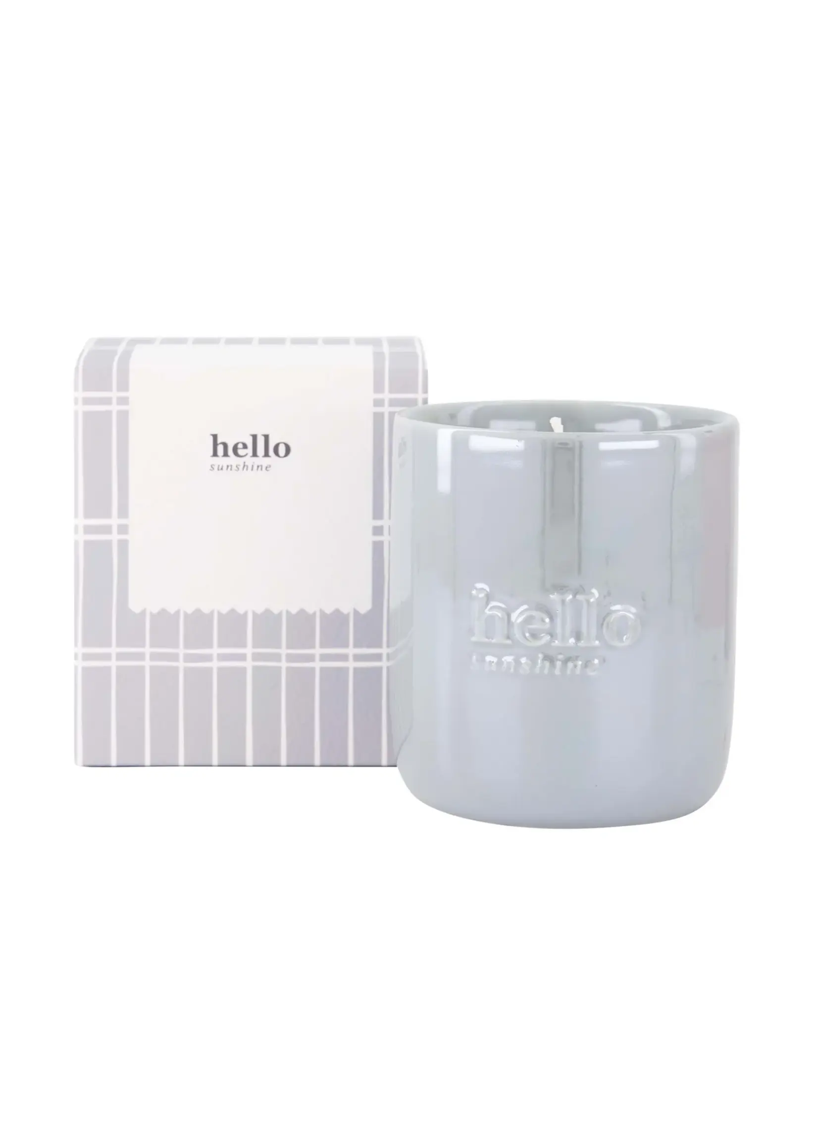 Zusss Zusss - Geurkaars 'Hello' - Blauw/Wit