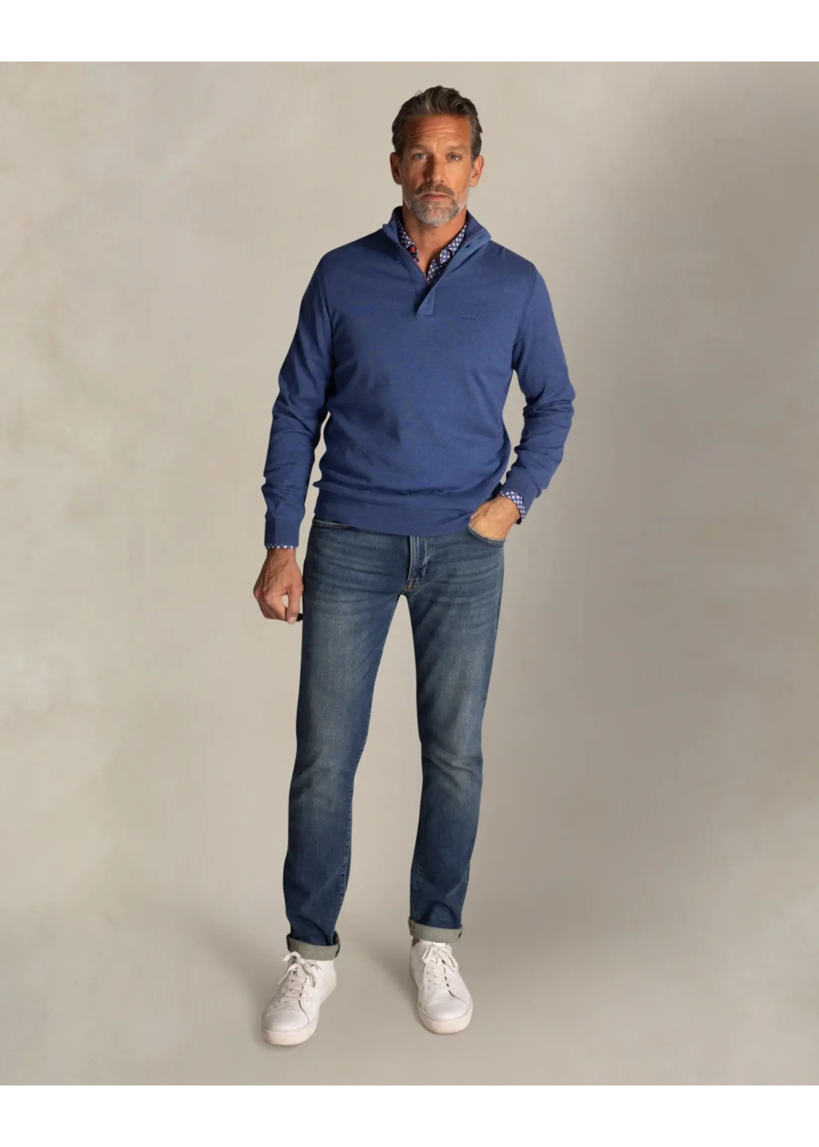 NZA NZA - Quarter Zip Pull - Spring Blue