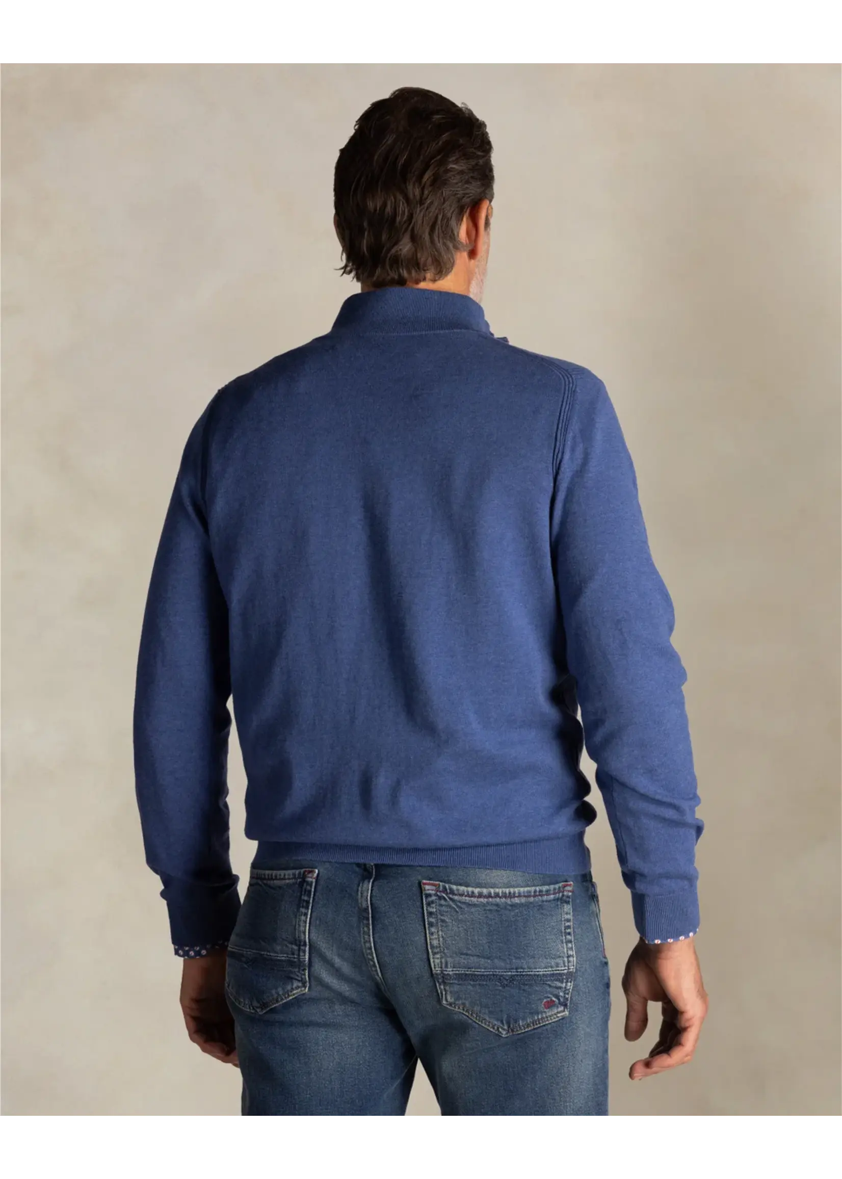 NZA NZA - Quarter Zip Pull - Spring Blue