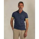 NZA NZA - Polo met Print - Brilliant Blue