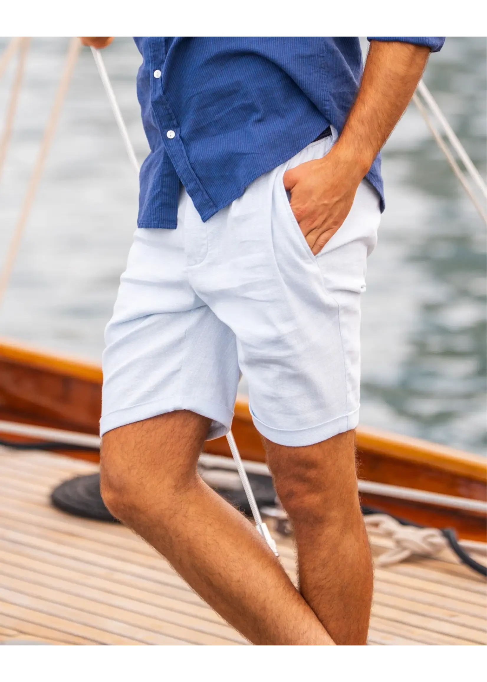 NZA NZA - Chino Short - Sunny Blue