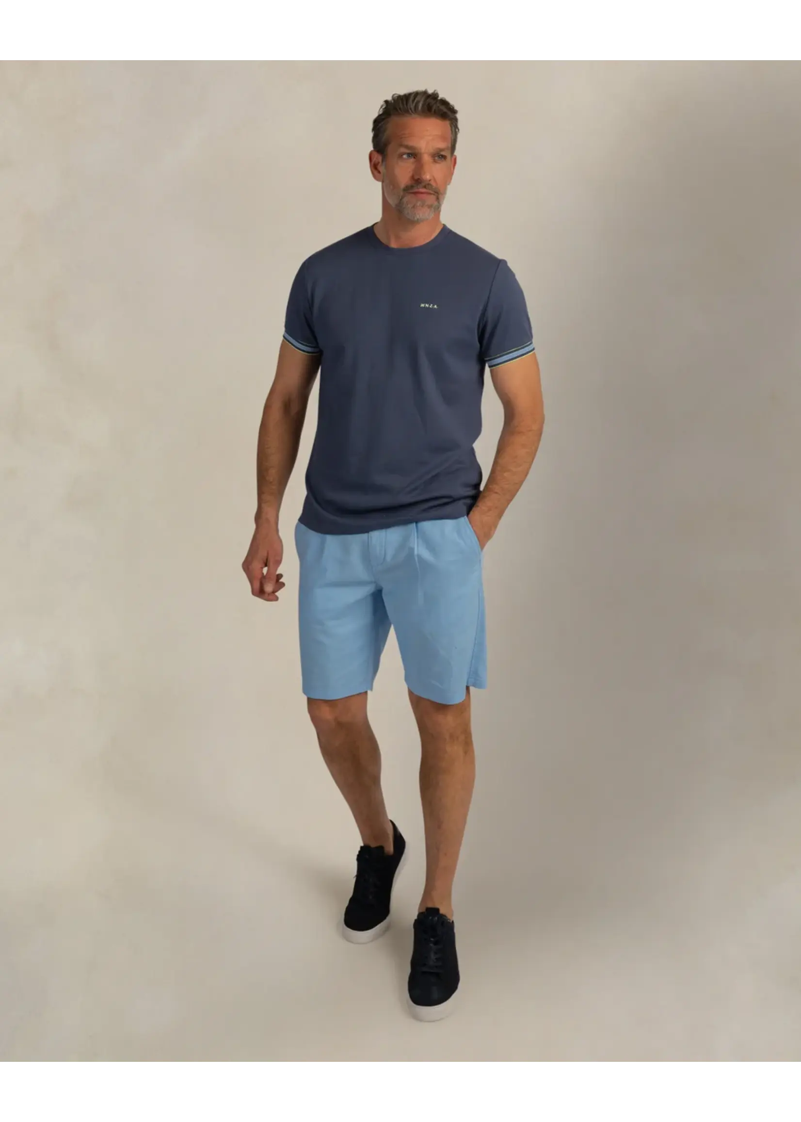NZA NZA - T-shirt - Brilliant Navy Melange