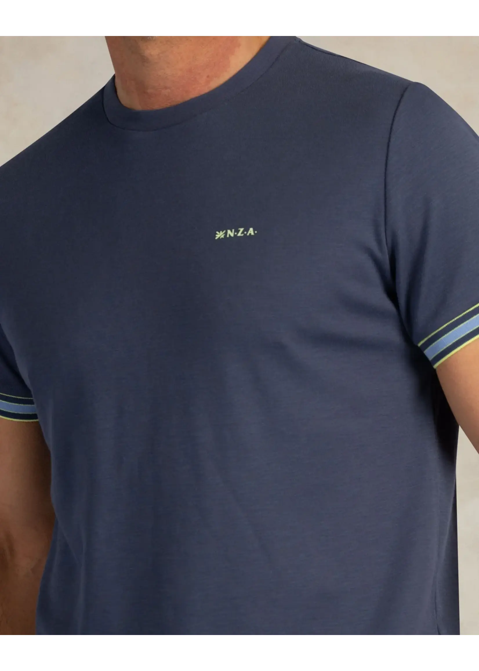NZA NZA - T-shirt - Brilliant Navy Melange