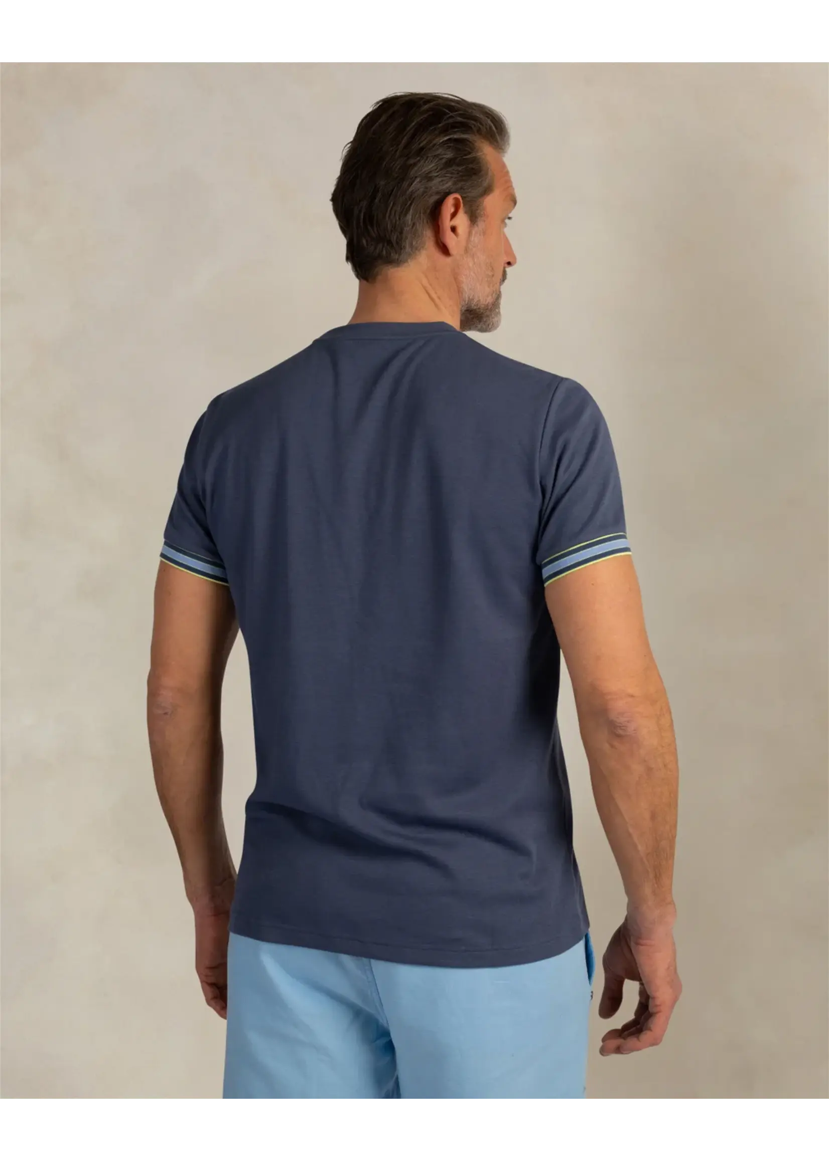 NZA NZA - T-shirt - Brilliant Navy Melange