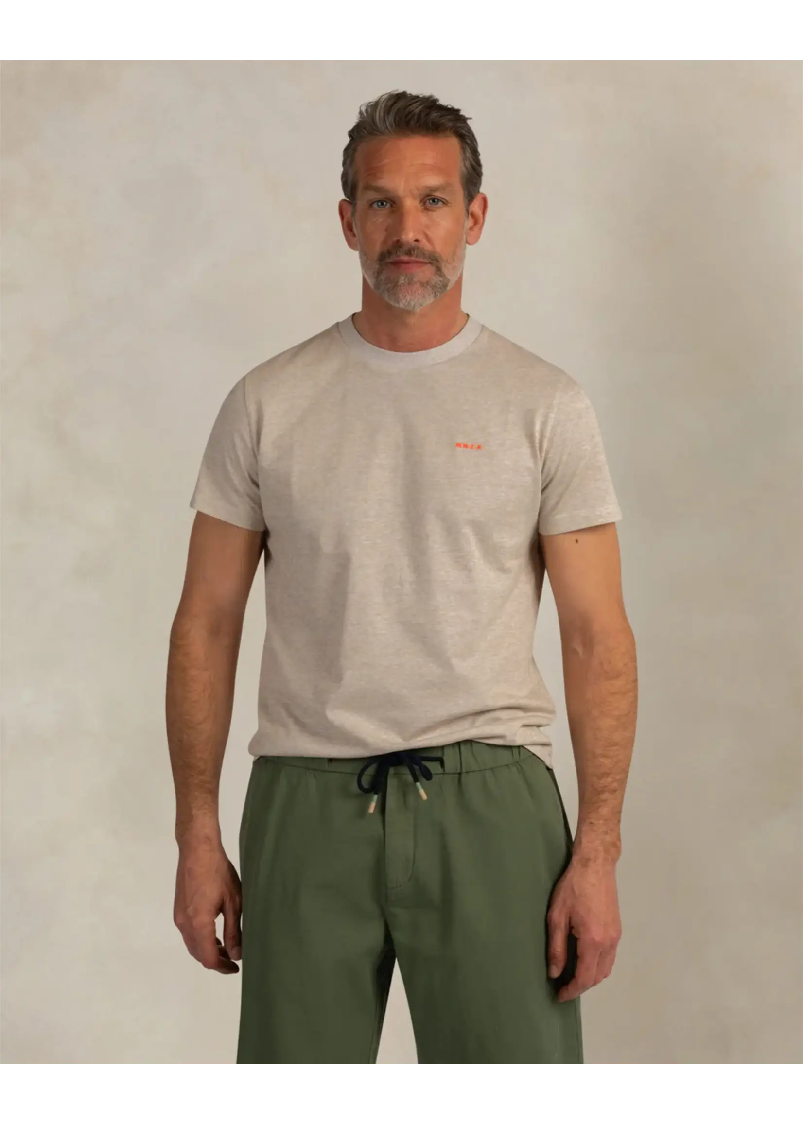 NZA NZA - T-shirt - Fresh Sand Melange