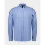 NZA NZA - Linnen Hemd - Cool Blue Melange