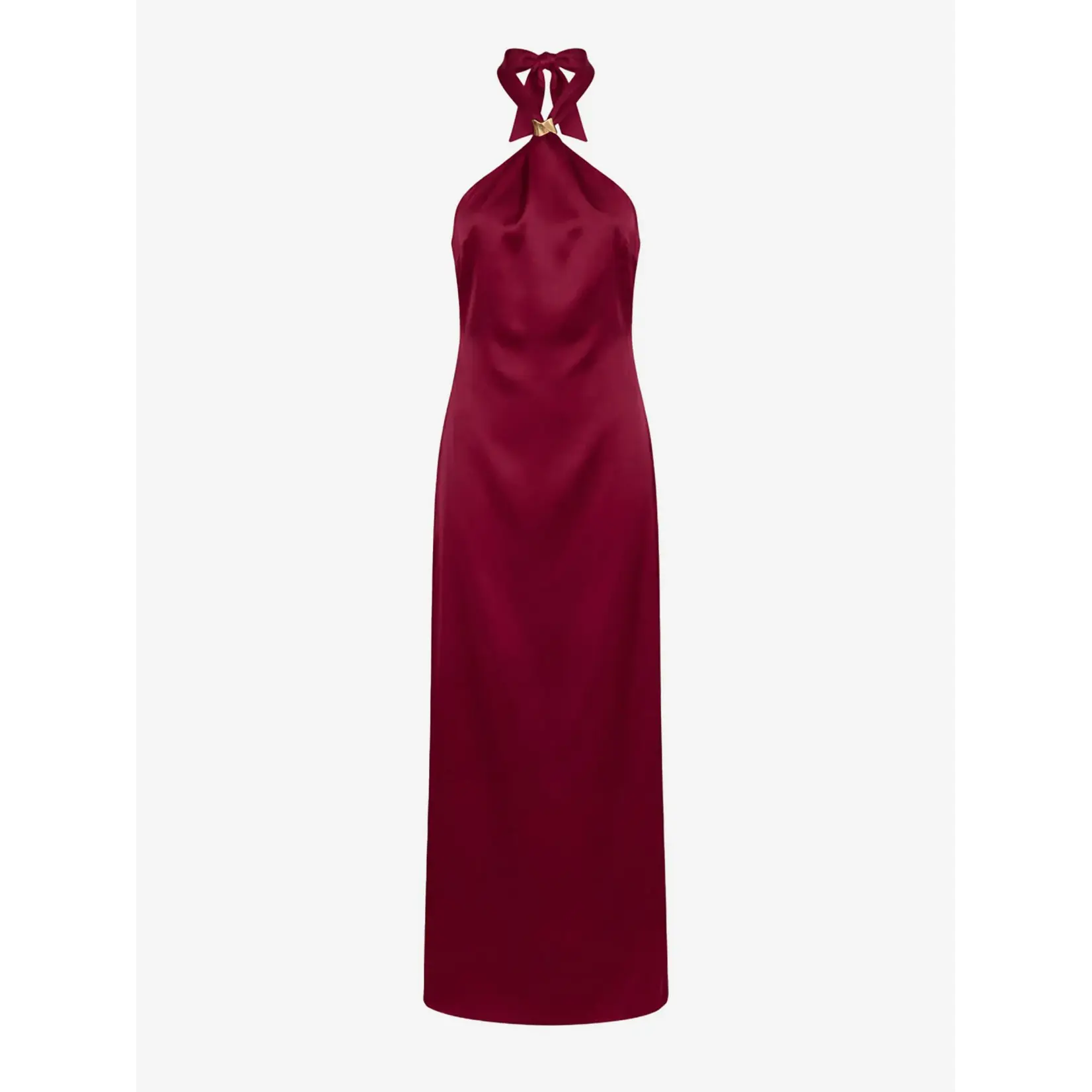 NIKKIE NIKKIE - Ribe Maxi Jurk - Grape