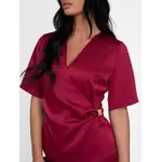 NIKKIE NIKKIE - Ribe Wrap Top - Grape