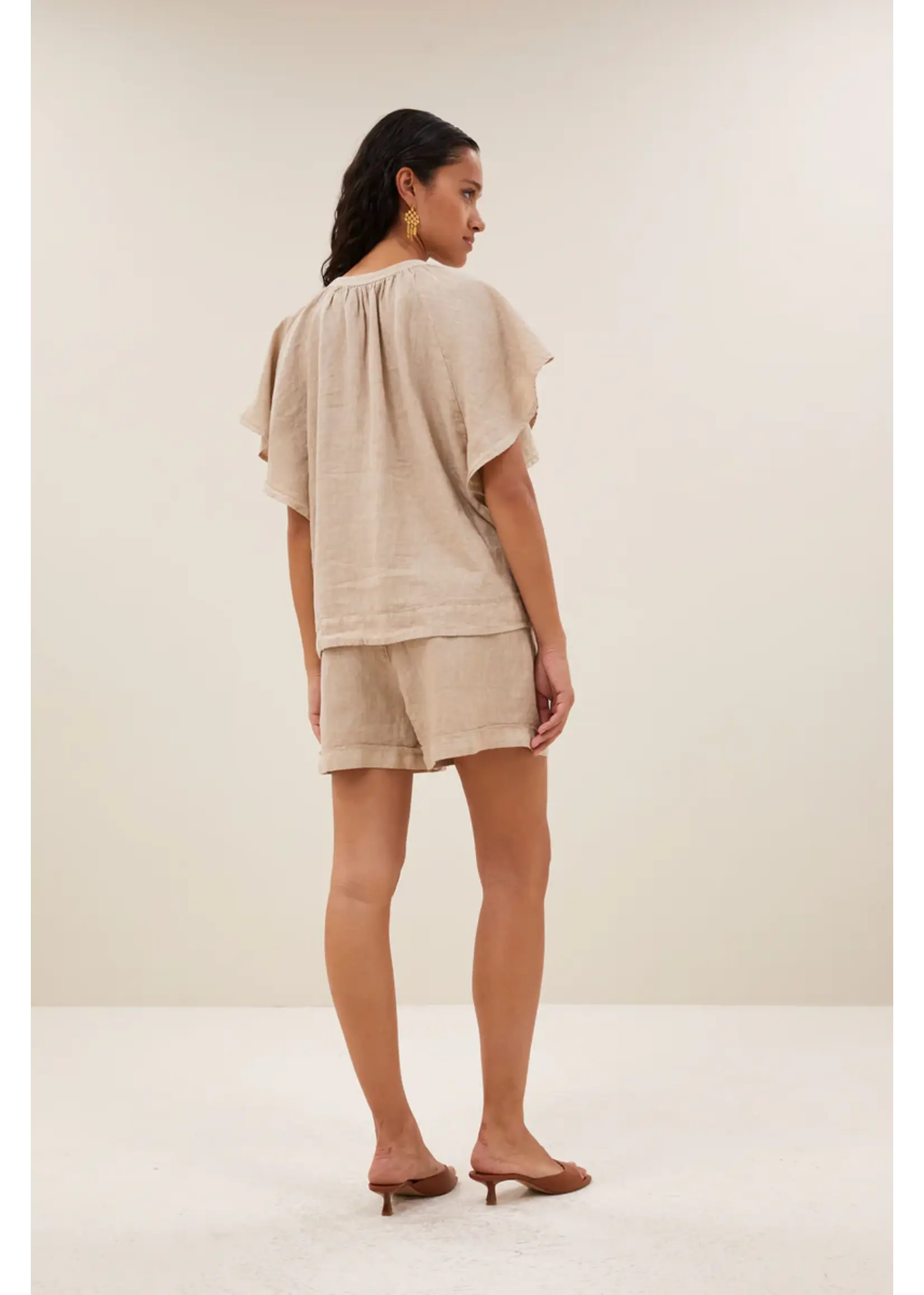 By-Bar By-Bar - Vina Blouse - Biscuit