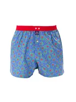 McAlson McAlson -Boxershort Bloemen - Blauw/Groen/Rood