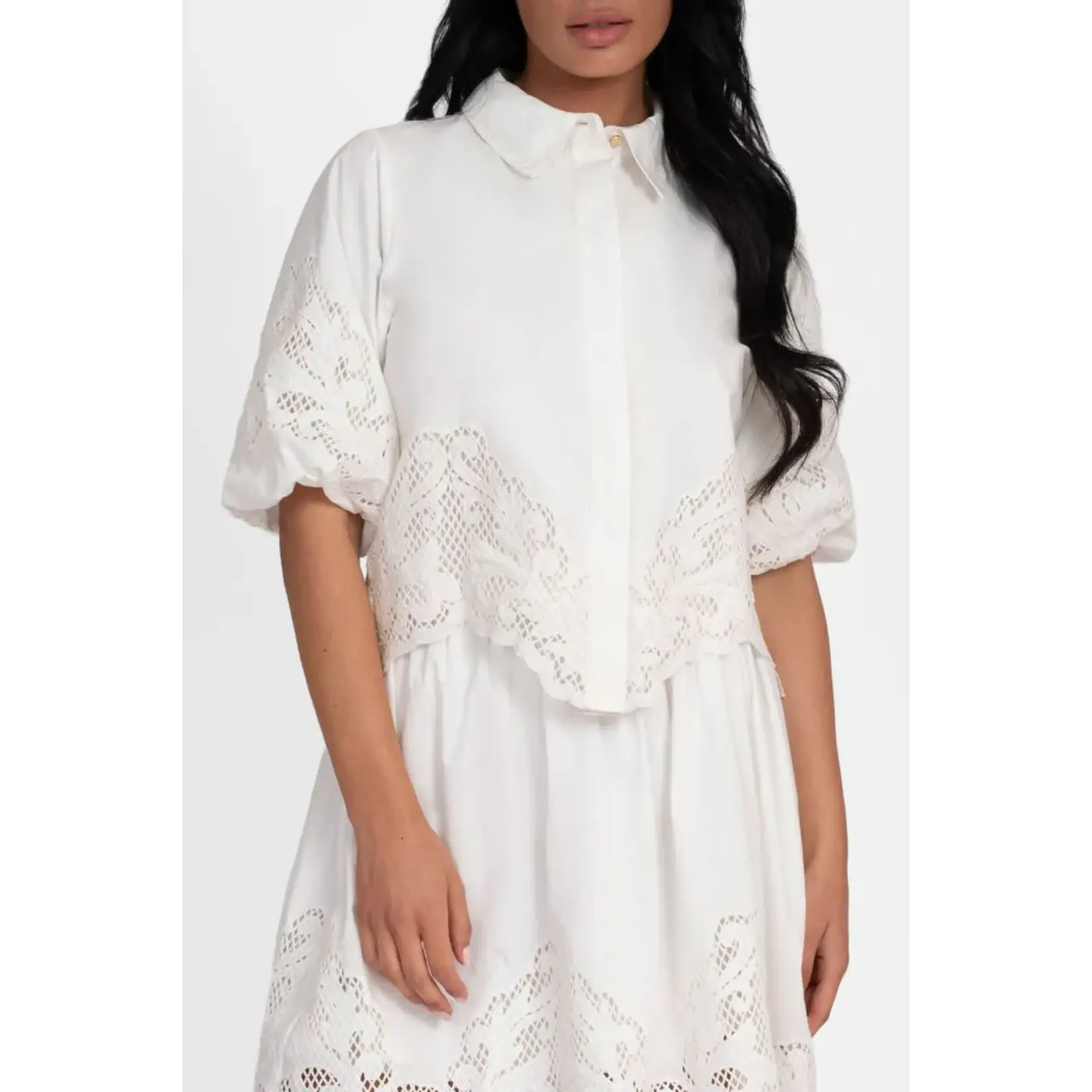 NIKKIE NIKKIE - Rabano Blouse - Star White