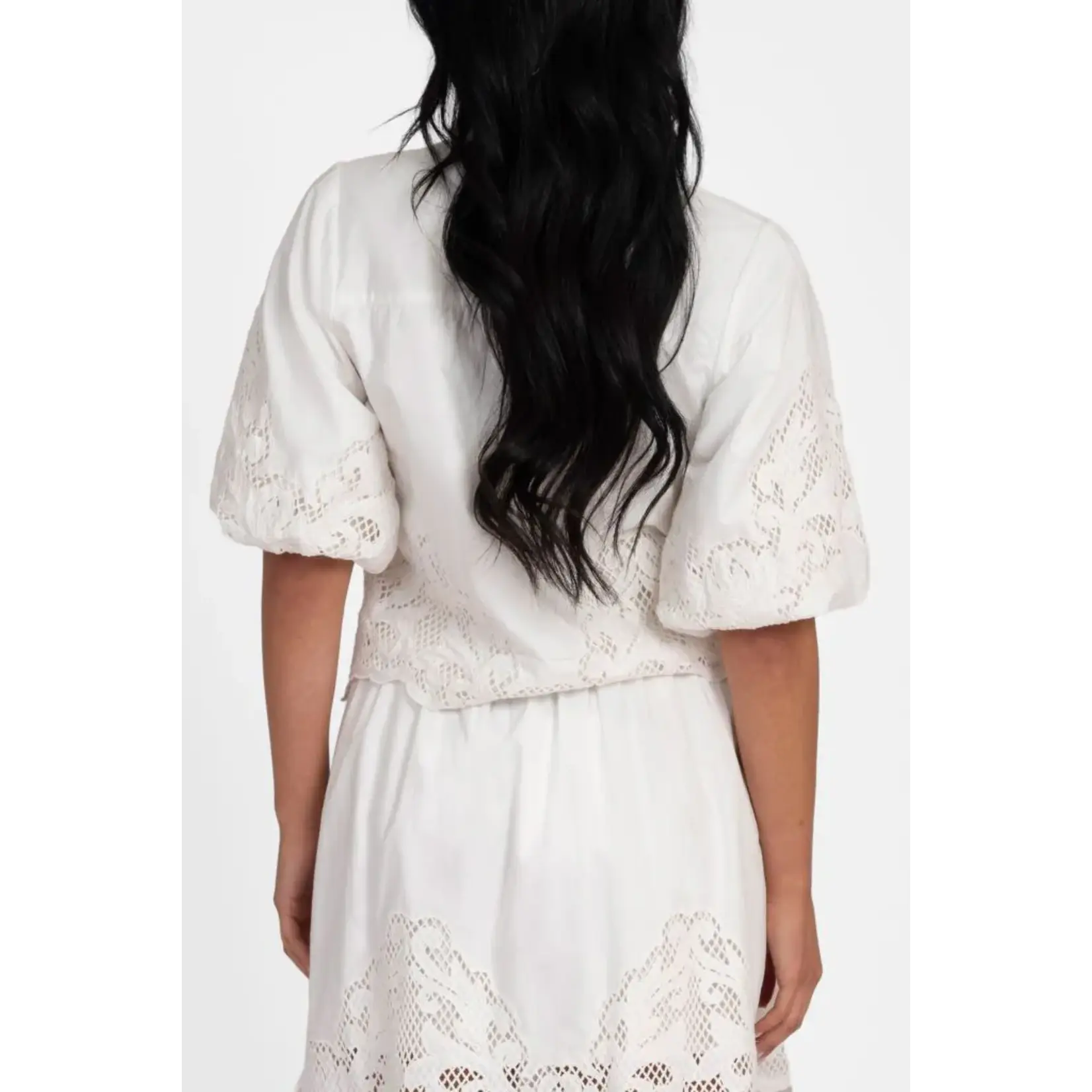 NIKKIE NIKKIE - Rabano Blouse - Star White
