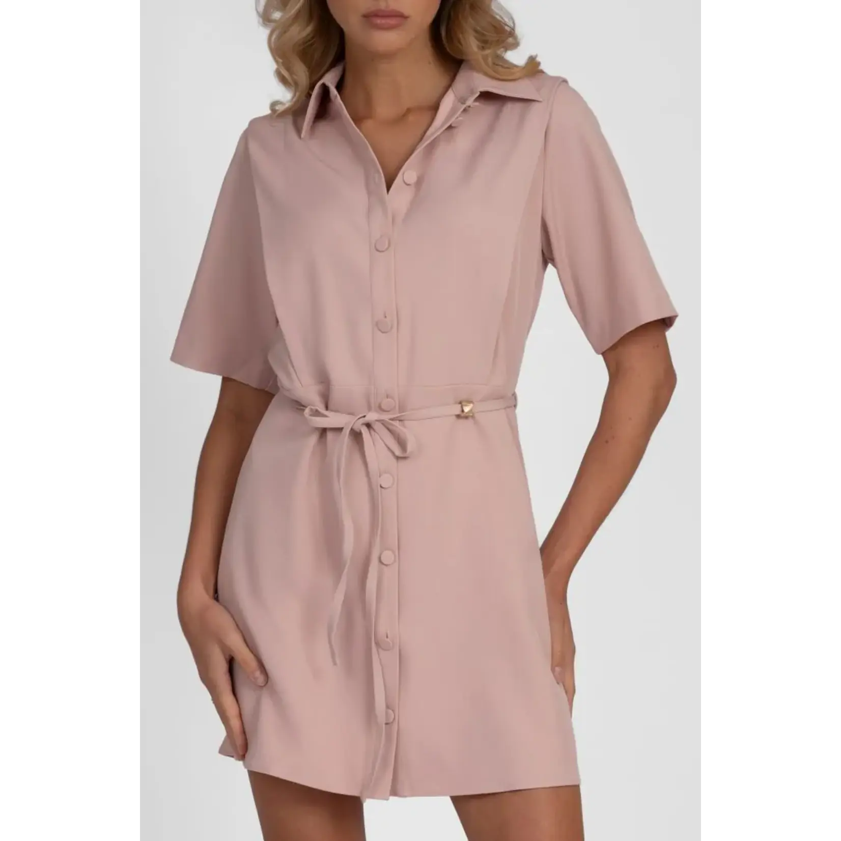 NIKKIE NIKKIE - Reims Jurk - Peach Skin