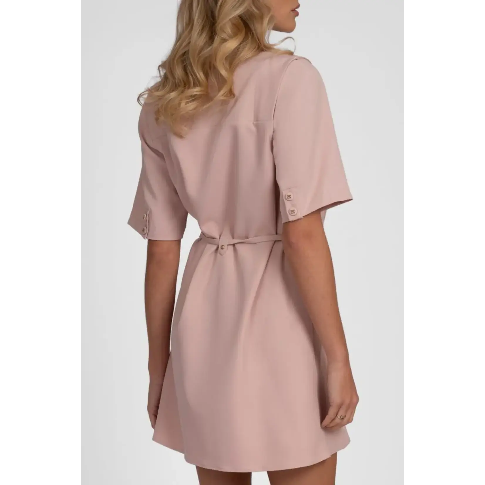 NIKKIE NIKKIE - Reims Jurk - Peach Skin