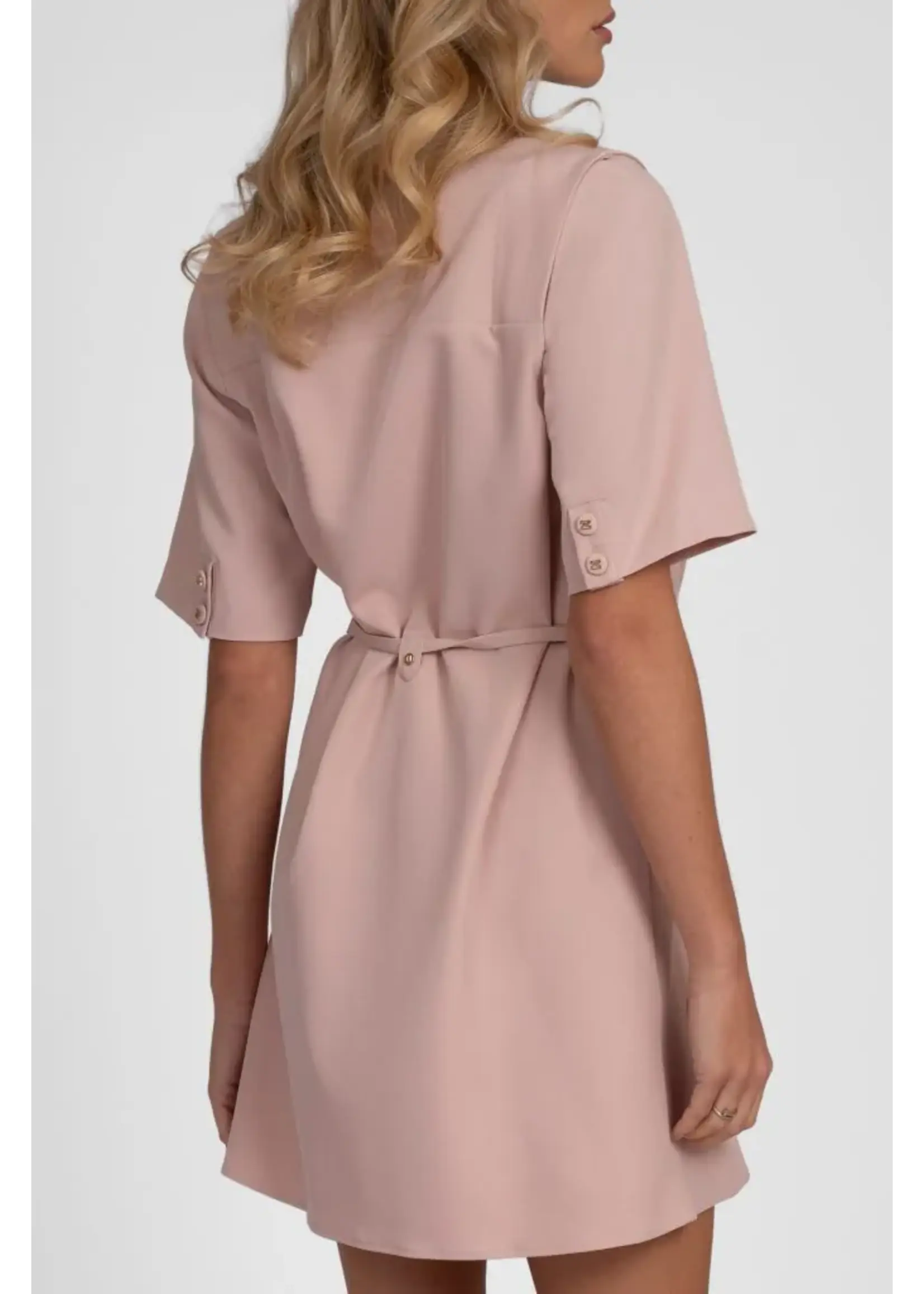 NIKKIE NIKKIE - Reims Jurk - Peach Skin