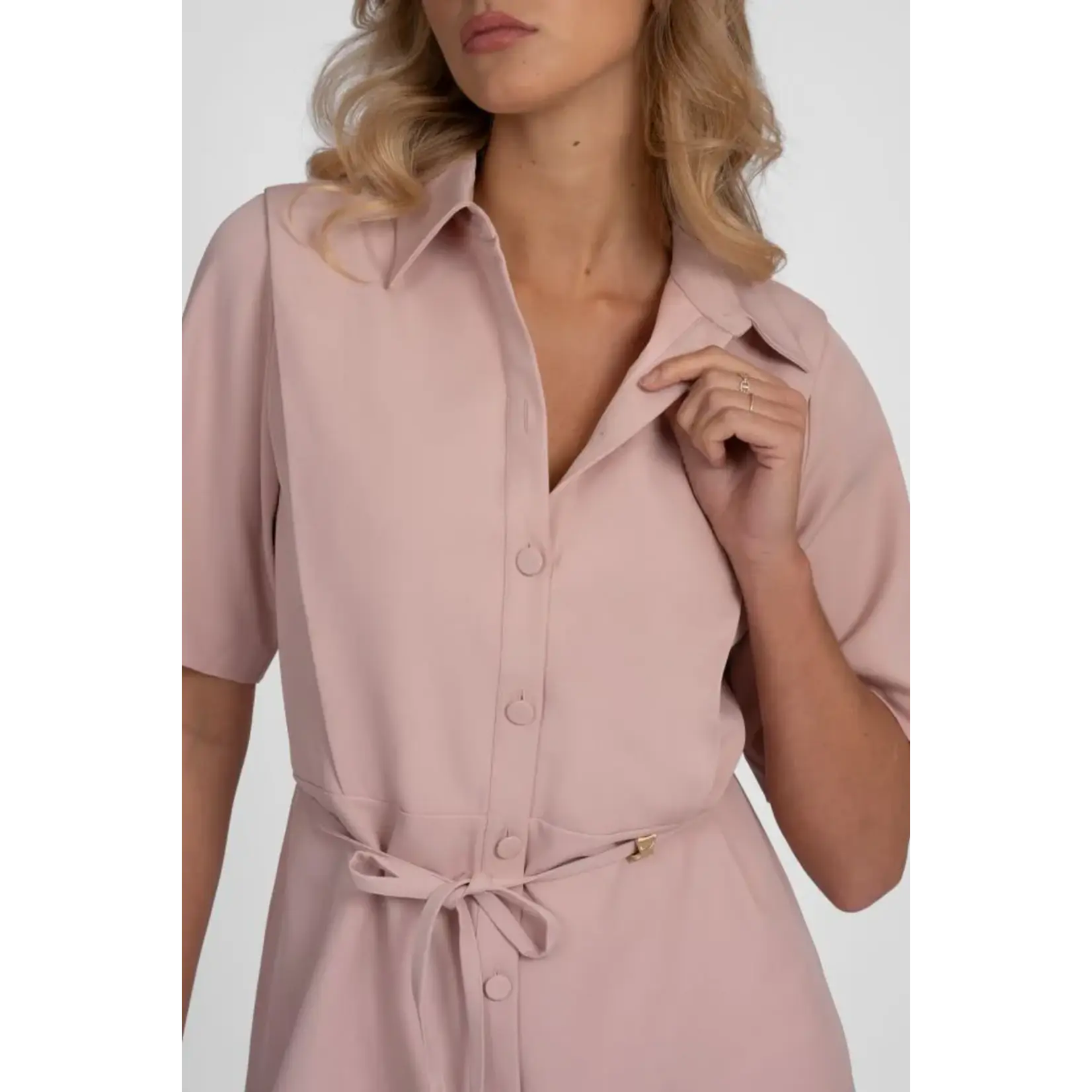 NIKKIE NIKKIE - Reims Jurk - Peach Skin