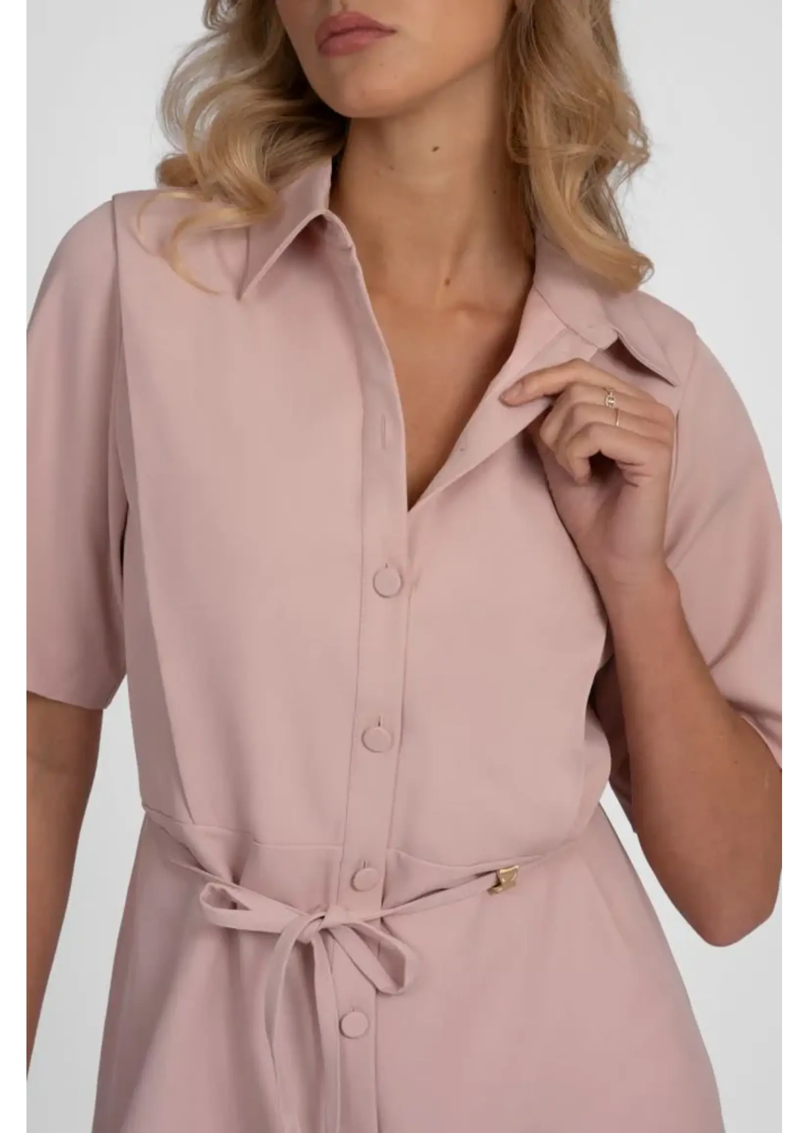 NIKKIE NIKKIE - Reims Jurk - Peach Skin
