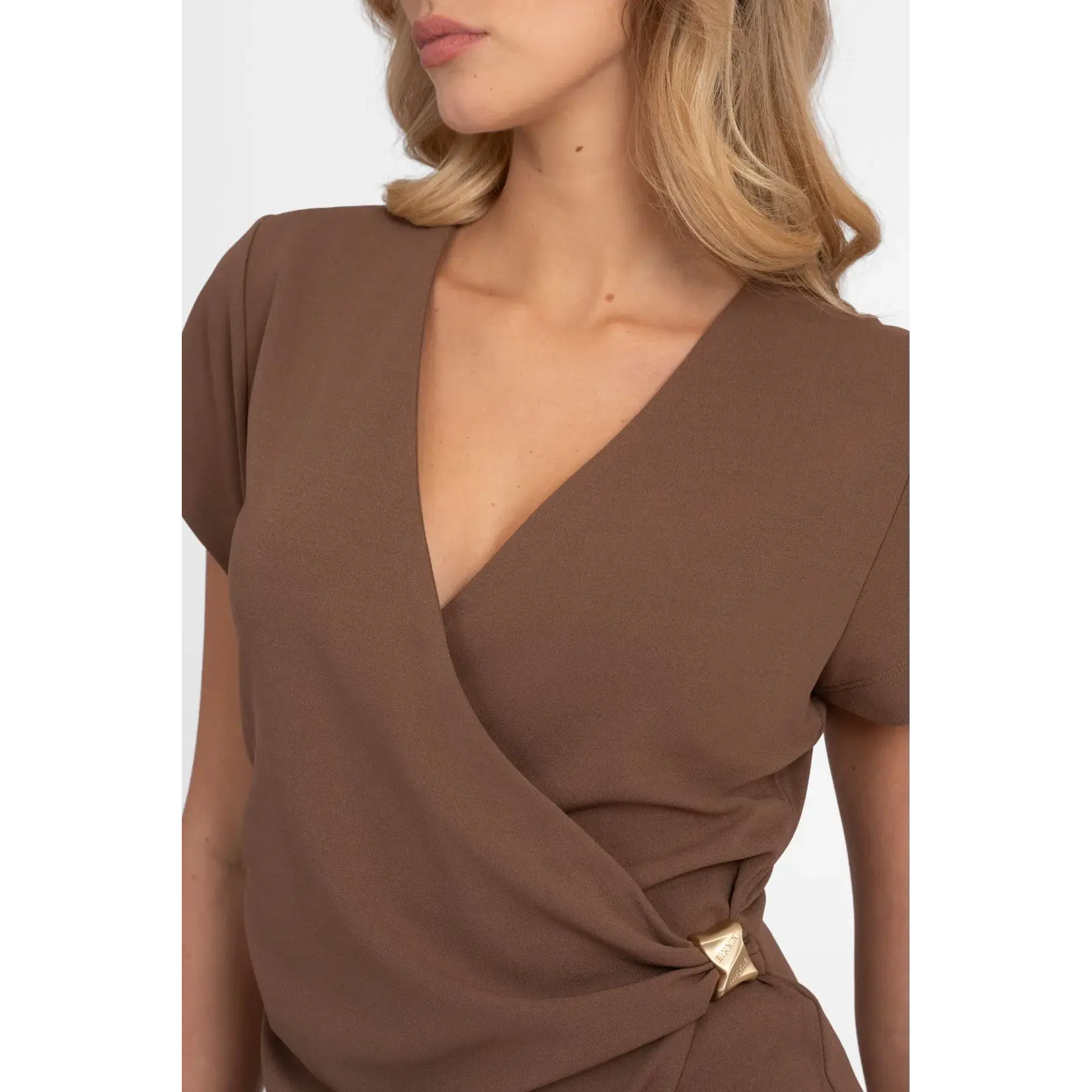 NIKKIE NIKKIE - Rimini Jurk - Cacao