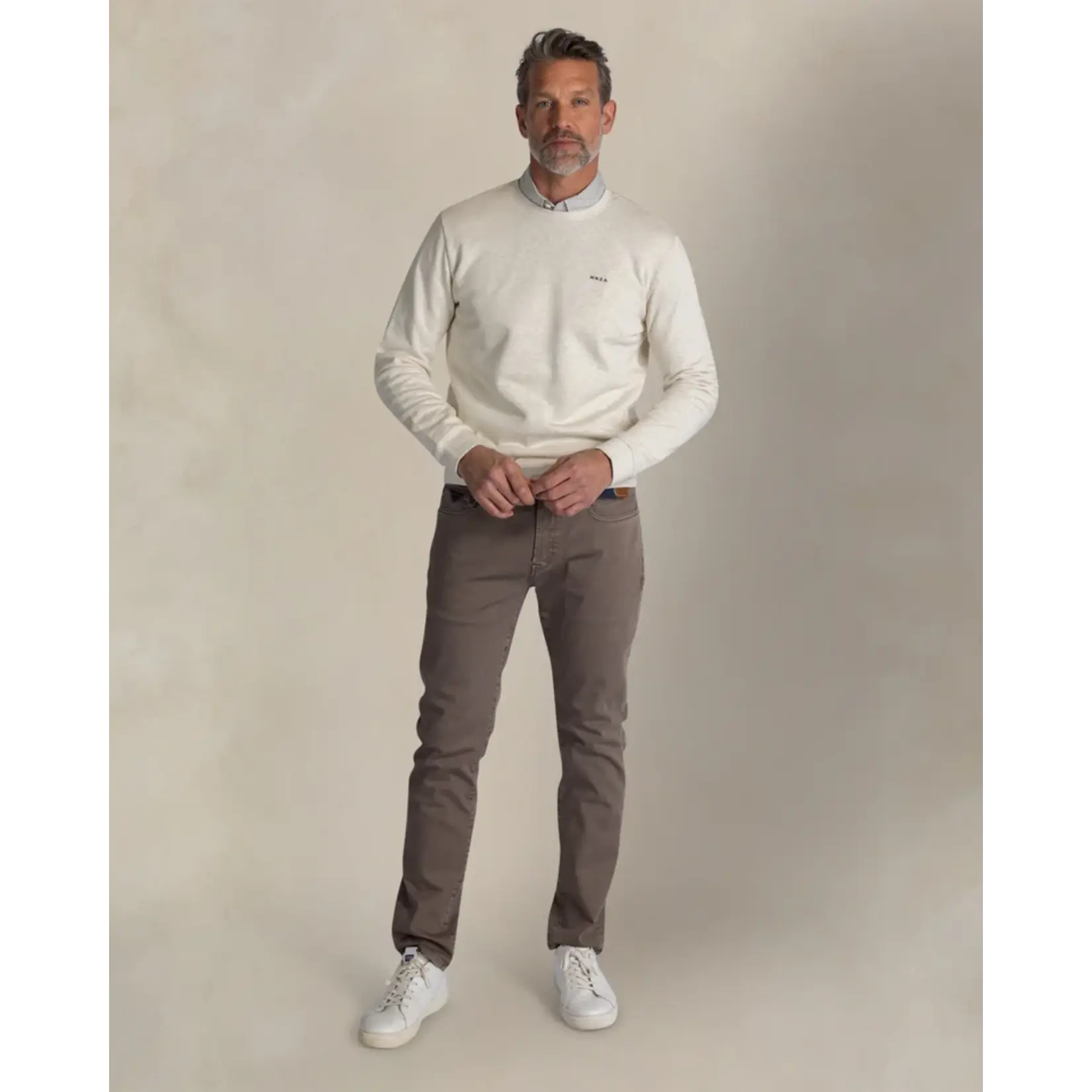 NZA NZA – Sweater - Soft Ivory Mel.