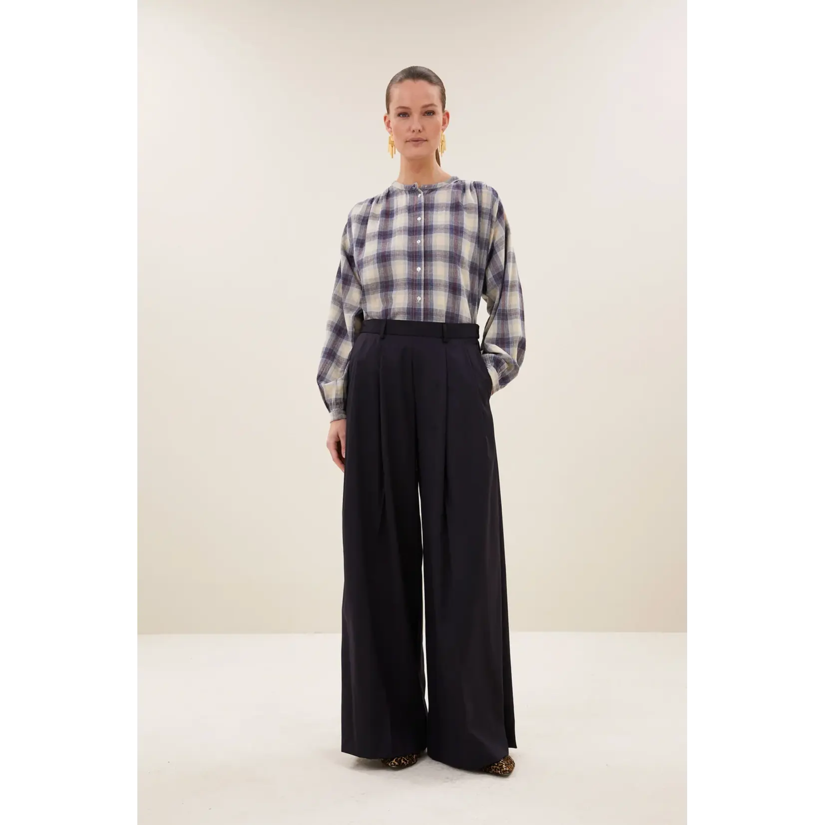 By-Bar By-Bar - Nyka Blouse - Tokyo Check