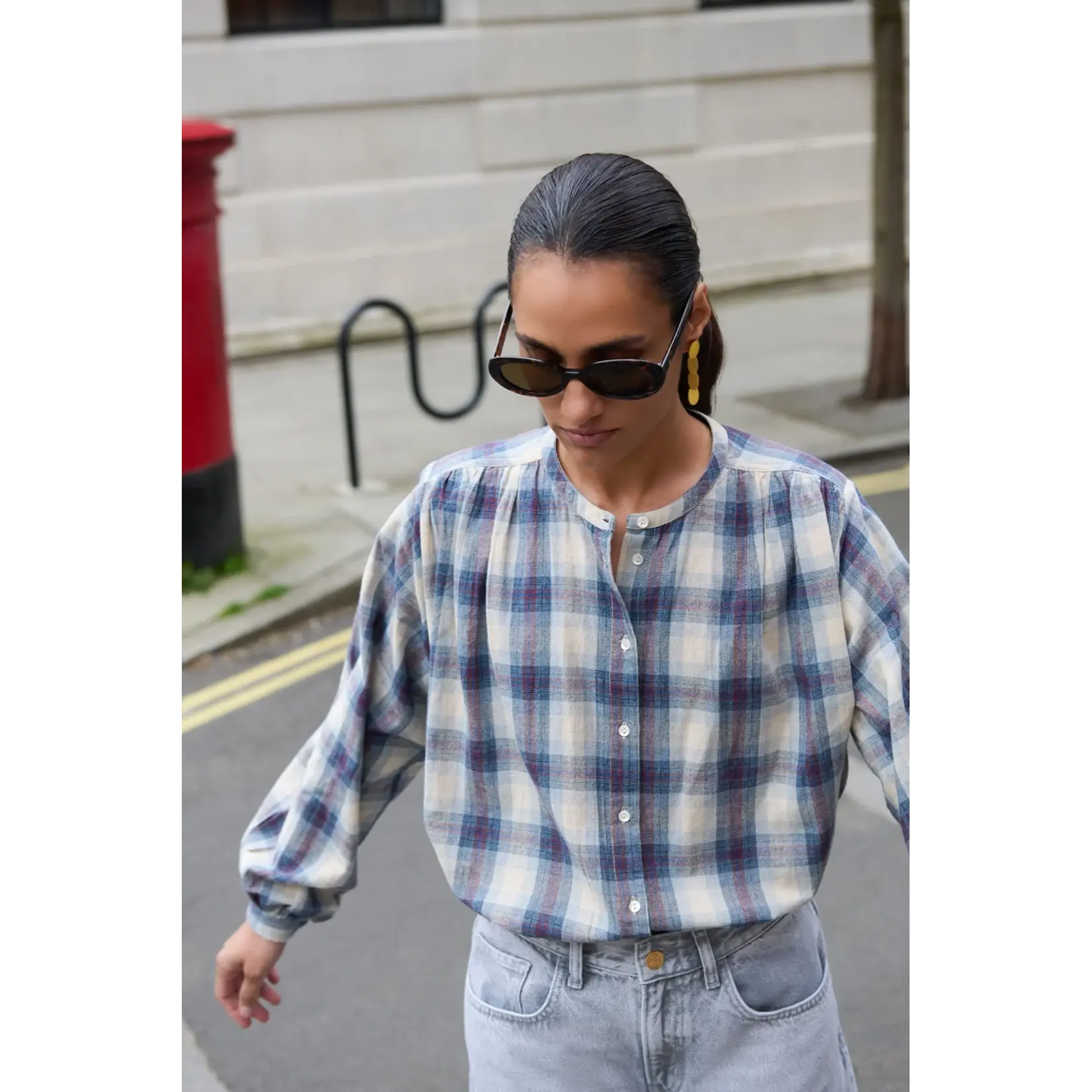 By-Bar By-Bar - Nyka Blouse - Tokyo Check