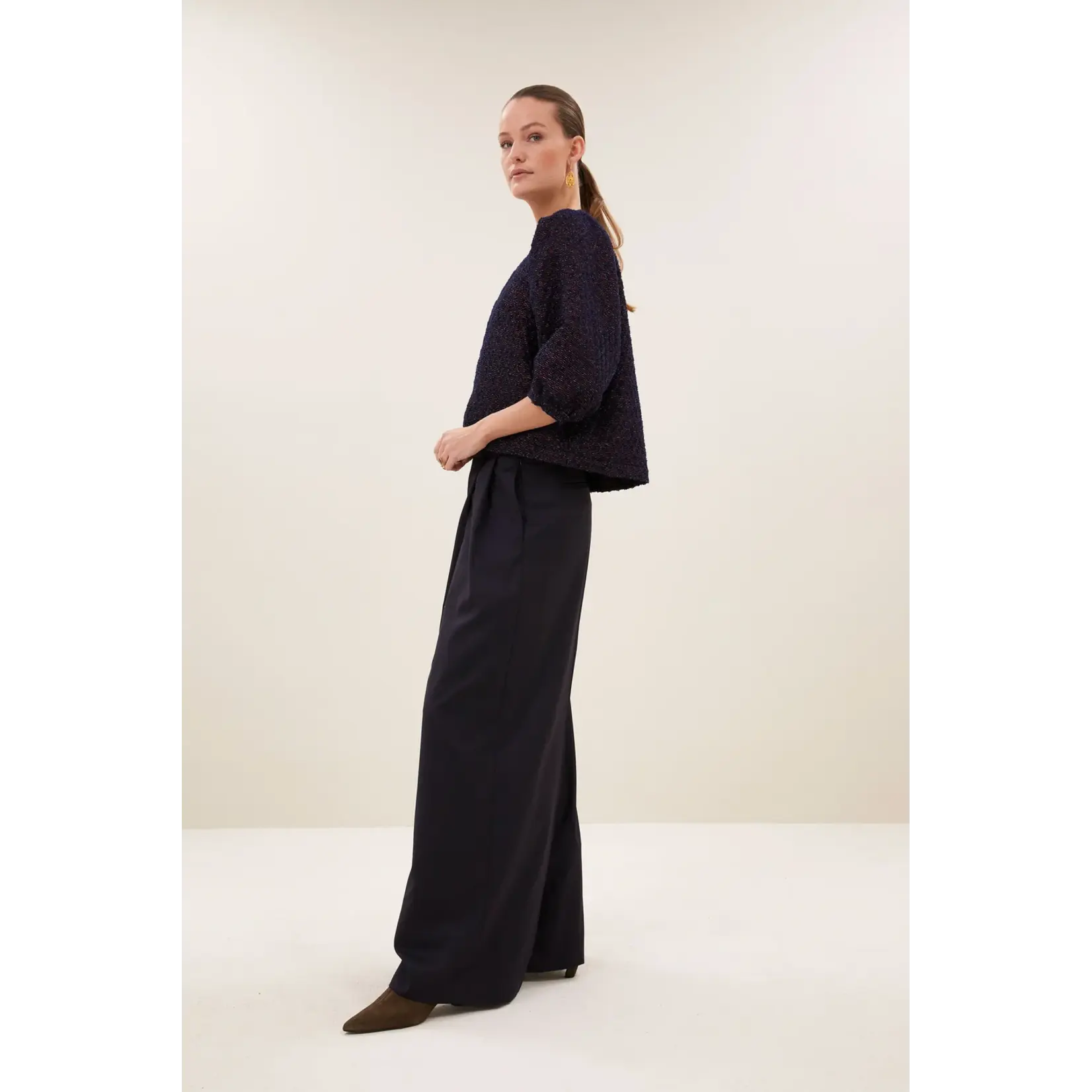 By-Bar By-Bar - Mauri Sparkle Blouse -  Diamond check