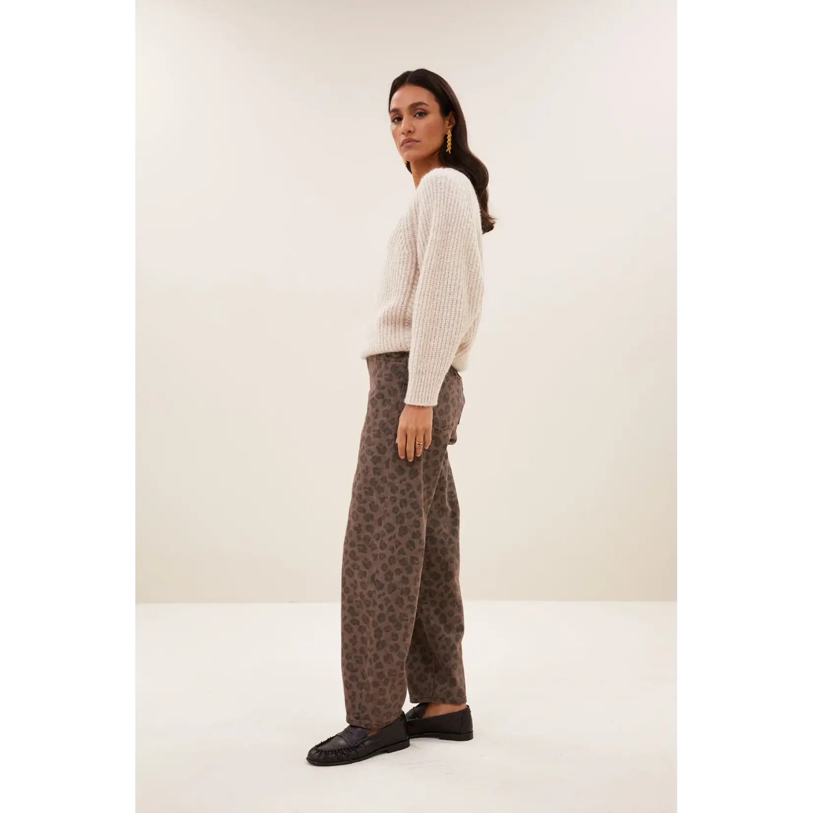 By-Bar By-Bar - Lew Cheetah Jeans - Chocolate Brown