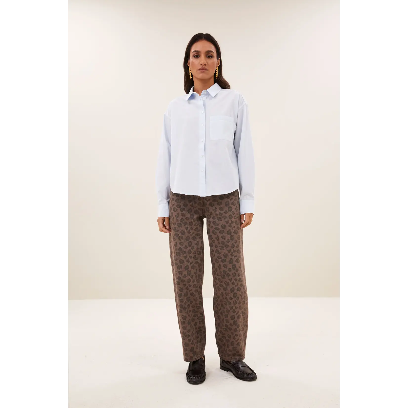 By-Bar By-Bar - Lew Cheetah Jeans - Chocolate Brown