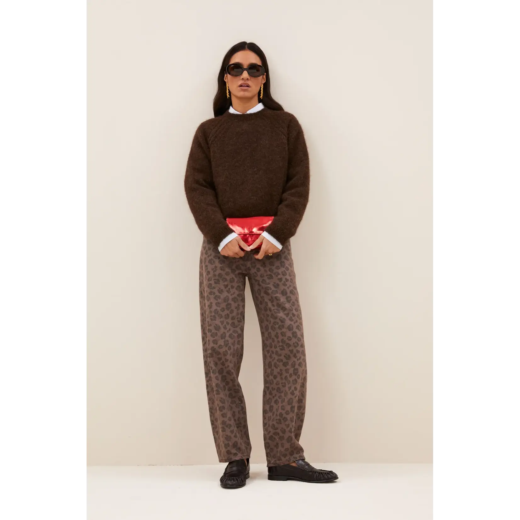 By-Bar By-Bar - Lew Cheetah Jeans - Chocolate Brown