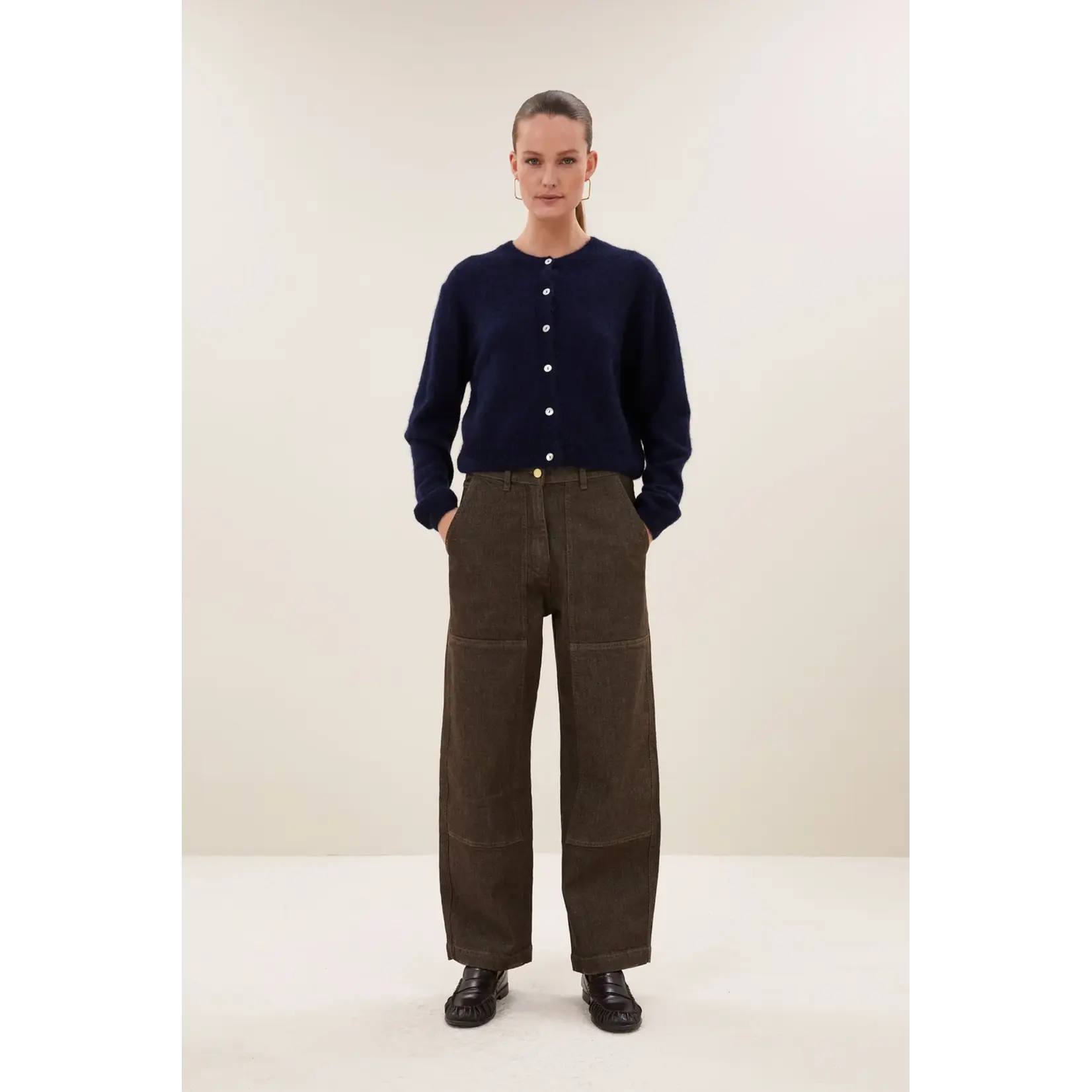 By-Bar By-Bar - Jenna Worker Jeans - Dark Brown