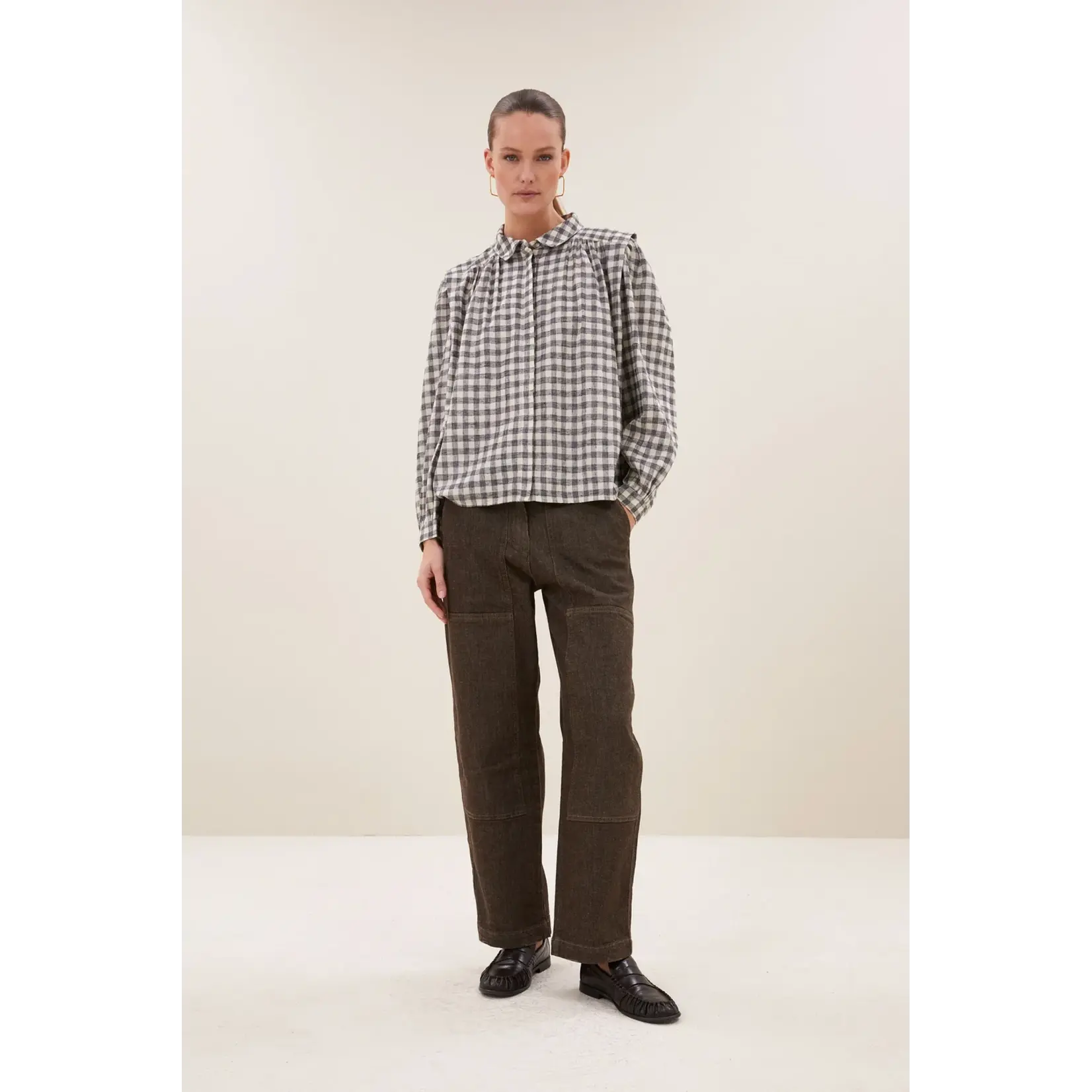 By-Bar By-Bar - Jenna Worker Jeans - Dark Brown