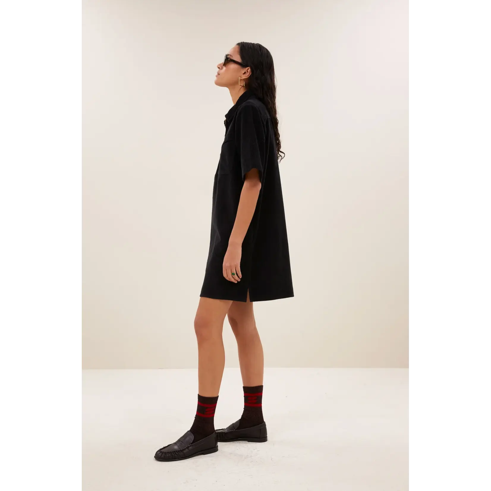 By-Bar By-Bar - Phillipe Cord Jurk - Black