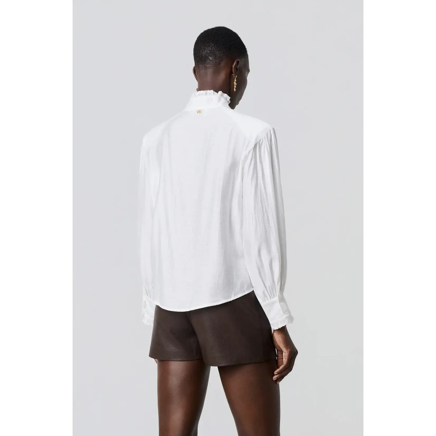 BSB BSB - Blouse Ruche/Diamant - Verschillende kleuren verkrijgbaar