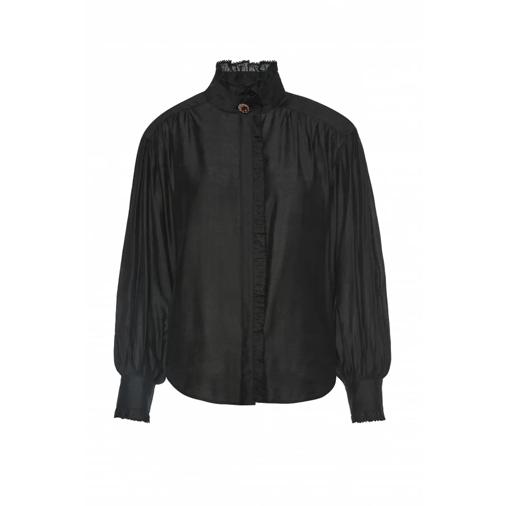 BSB BSB - Blouse Ruche/Diamant - Verschillende kleuren verkrijgbaar