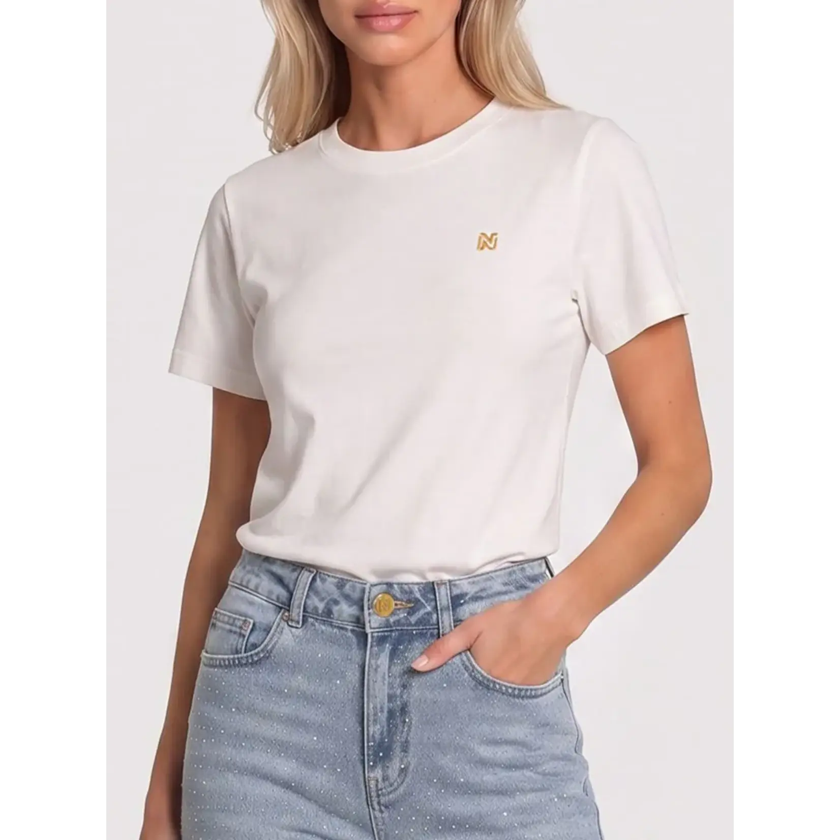 NIKKIE NIKKIE - Arella T-shirt - Star White