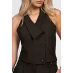 NIKKIE NIKKIE  – Alani Waistcoat - Choc. Torte