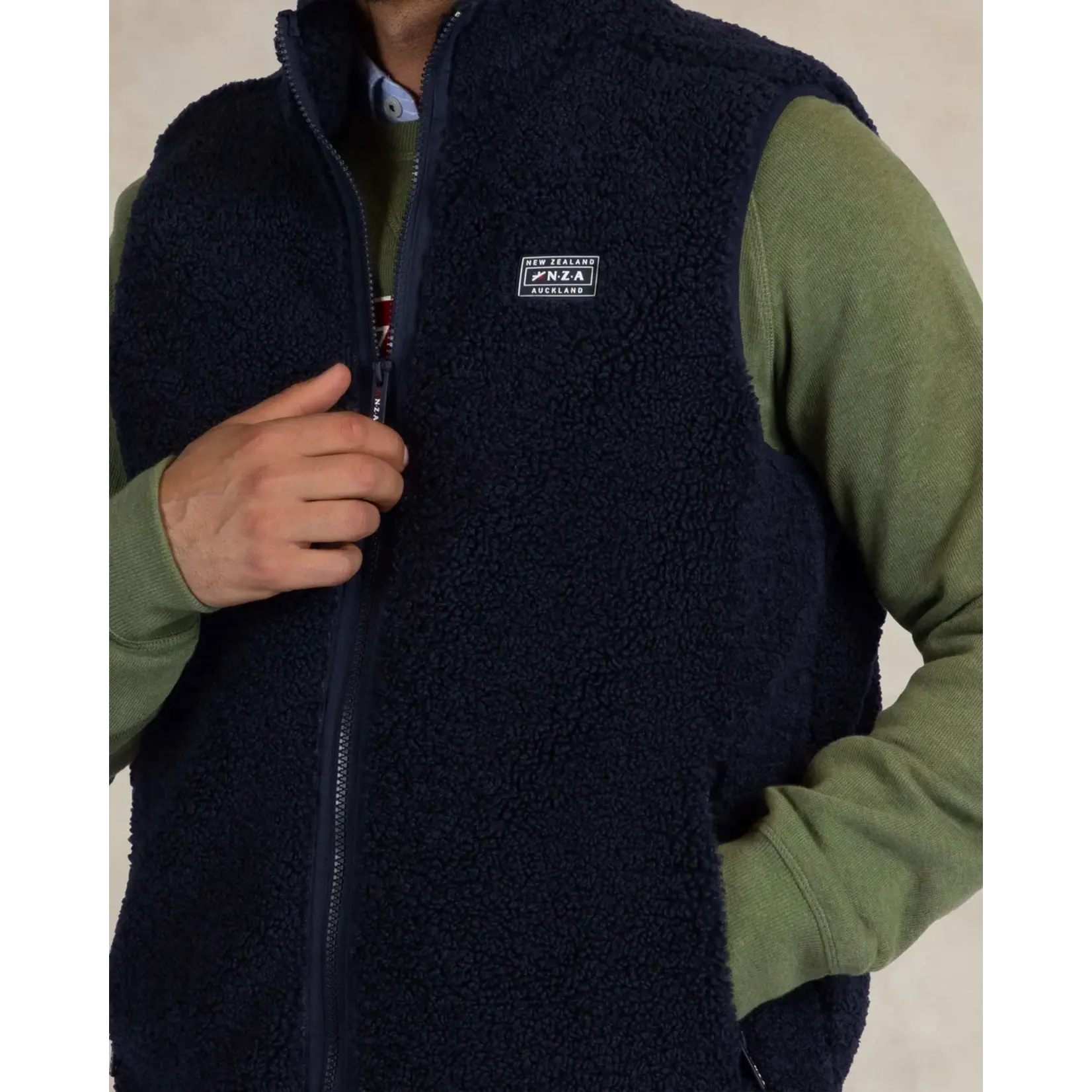 NZA NZA - Teddy Bodywarmer - Navy