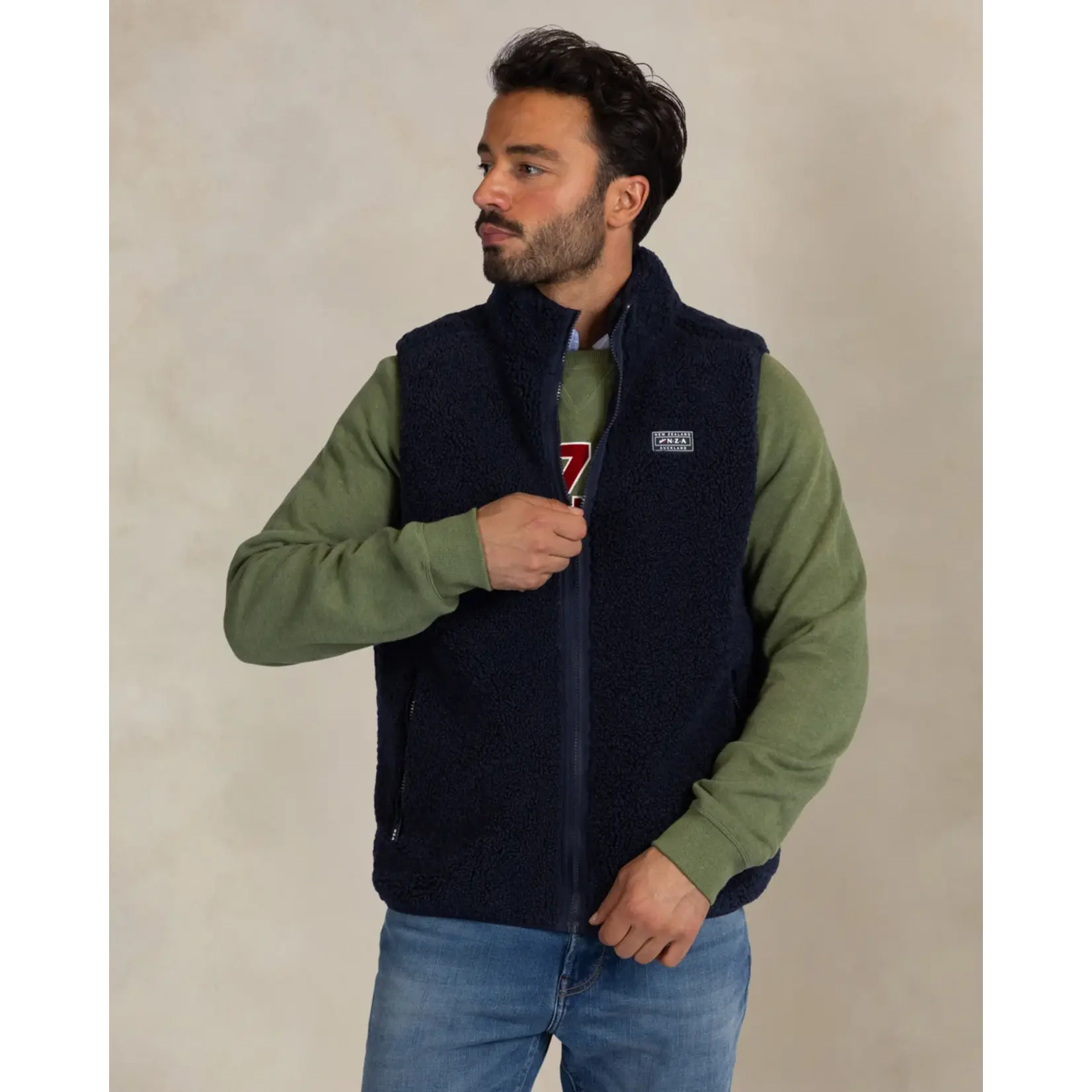 NZA NZA - Teddy Bodywarmer - Navy