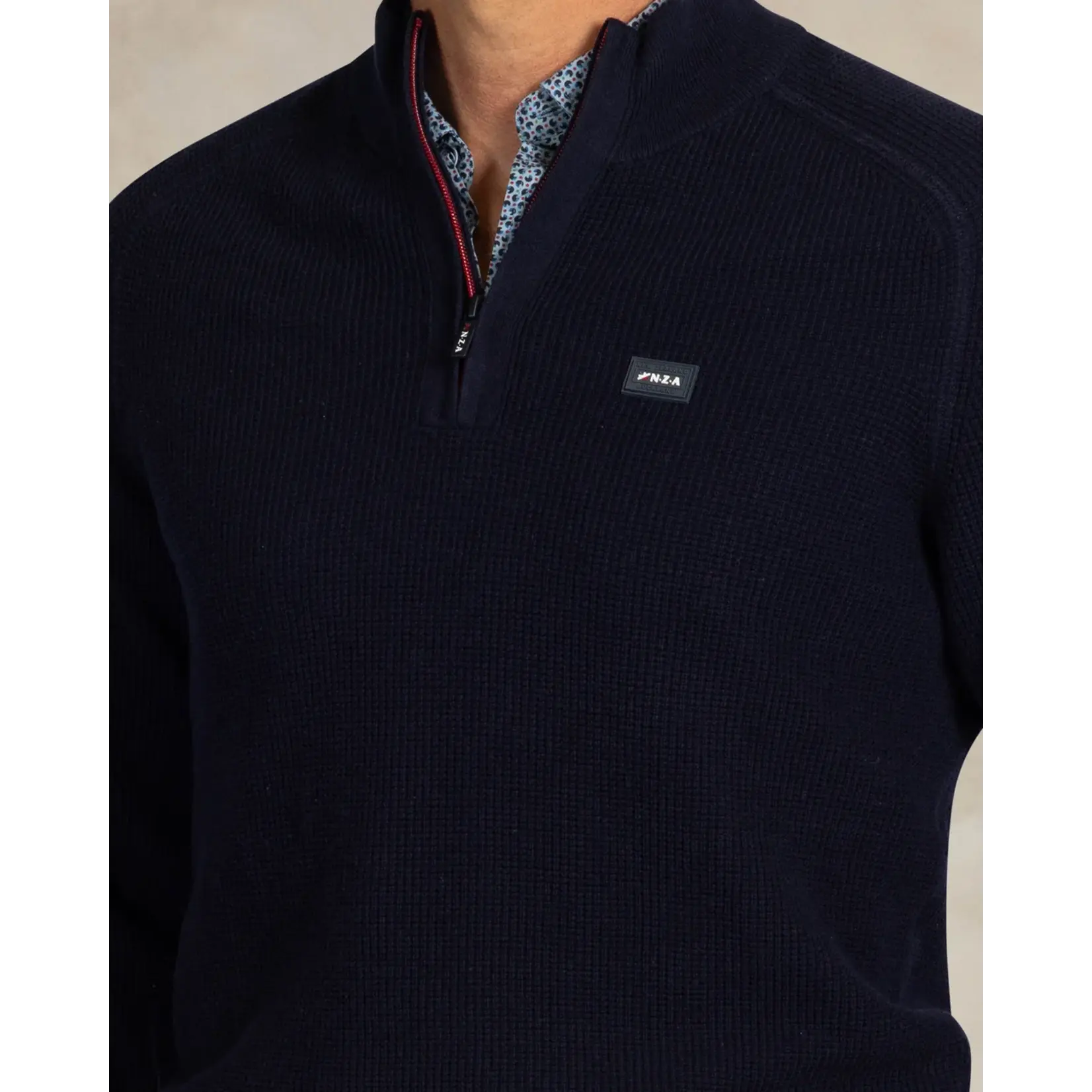 NZA NZA - Pull Halfzip - Navy