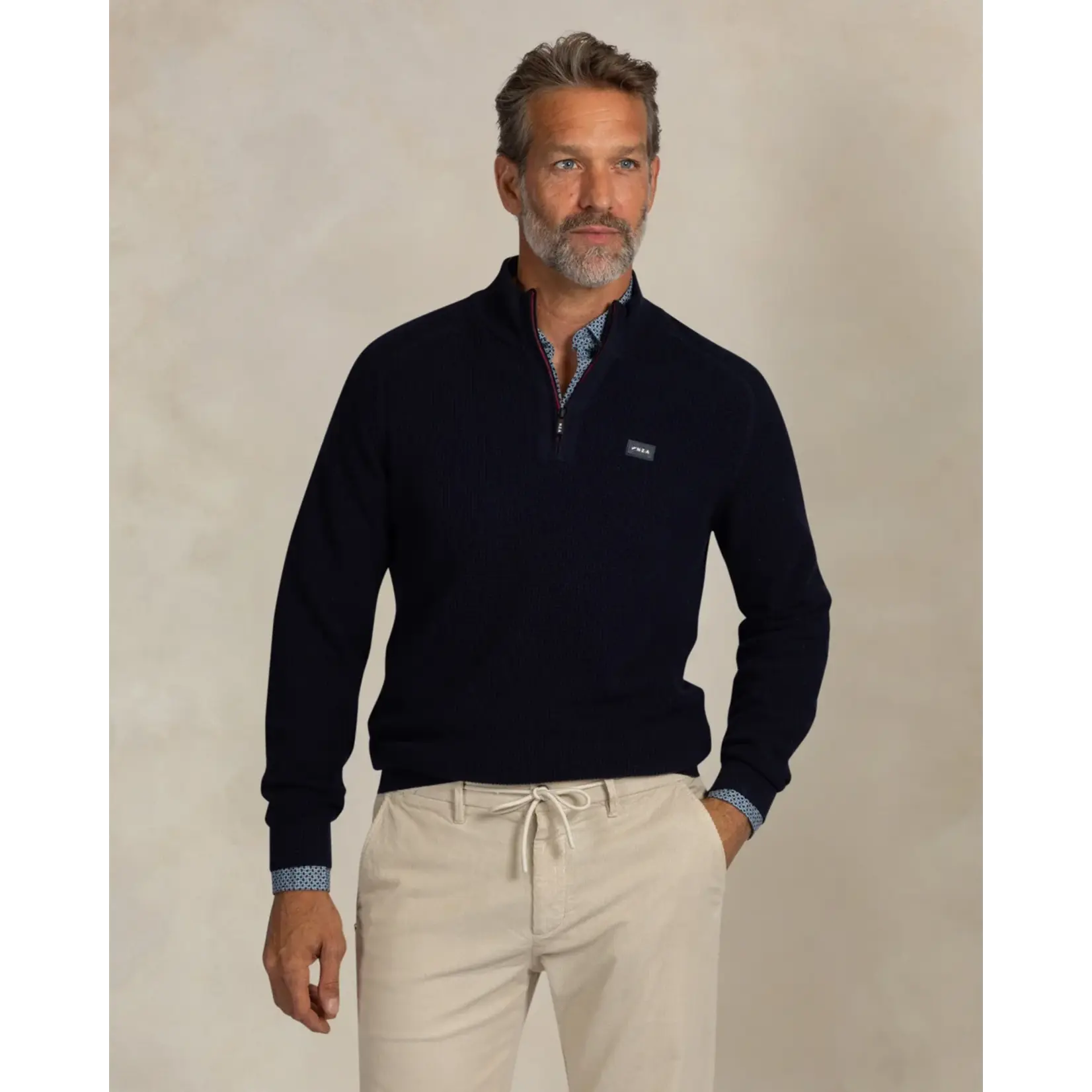 NZA NZA - Pull Halfzip - Navy