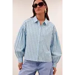 By-Bar By-Bar - Sarah Short Blouse - Groen Gestreept