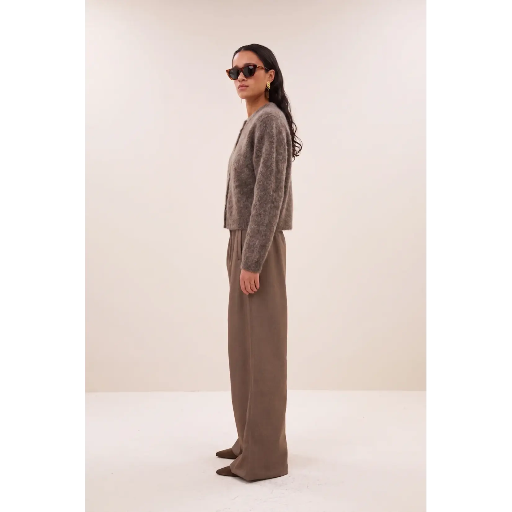 By-Bar By-Bar - Vasile Cardigan - Bruin
