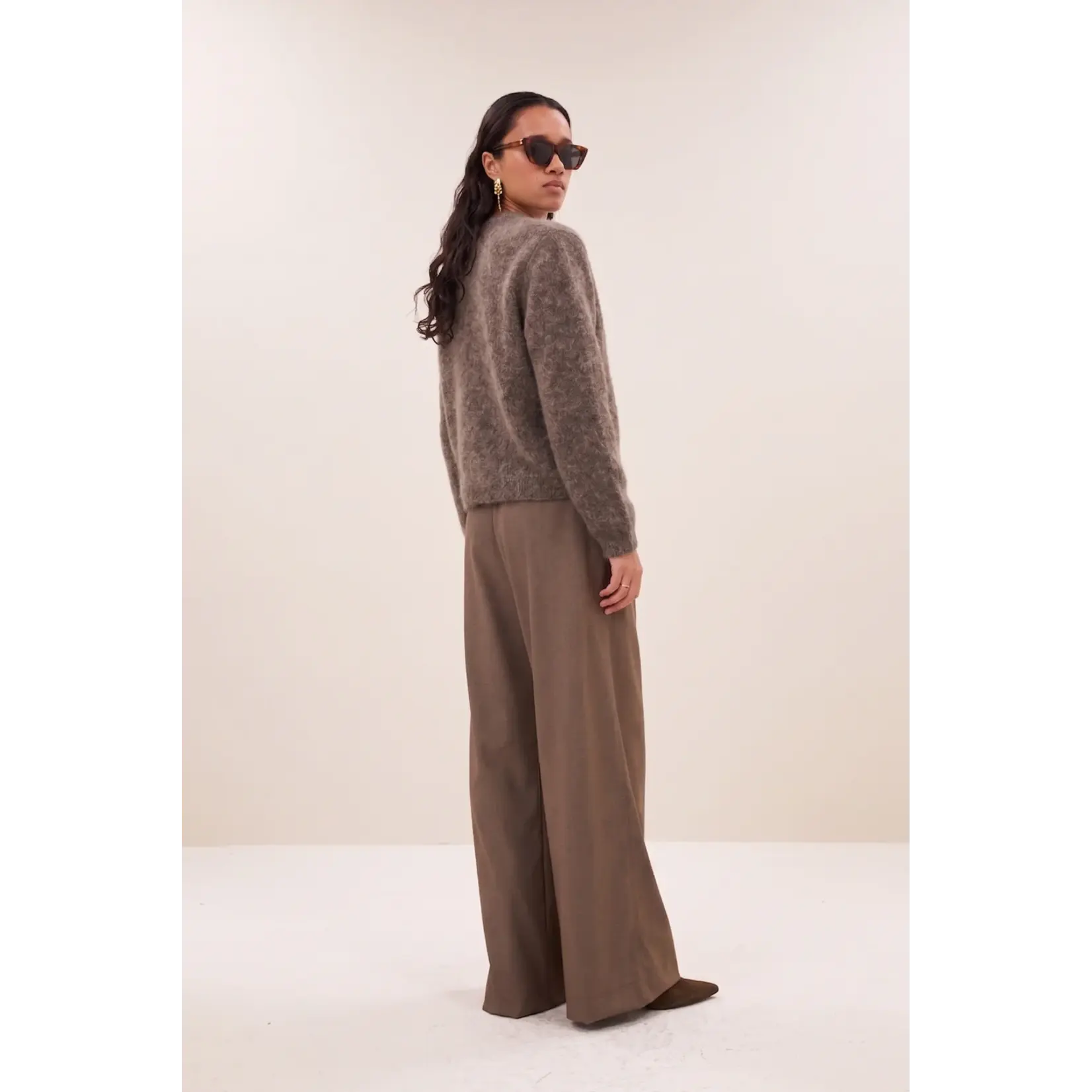 By-Bar By-Bar - Vasile Cardigan - Bruin
