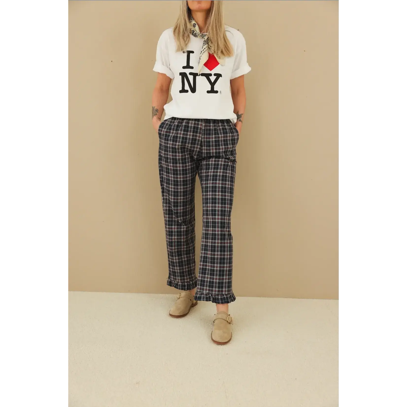 Nanyblouses Nanyblouse - Le Tartan Broek Volants
