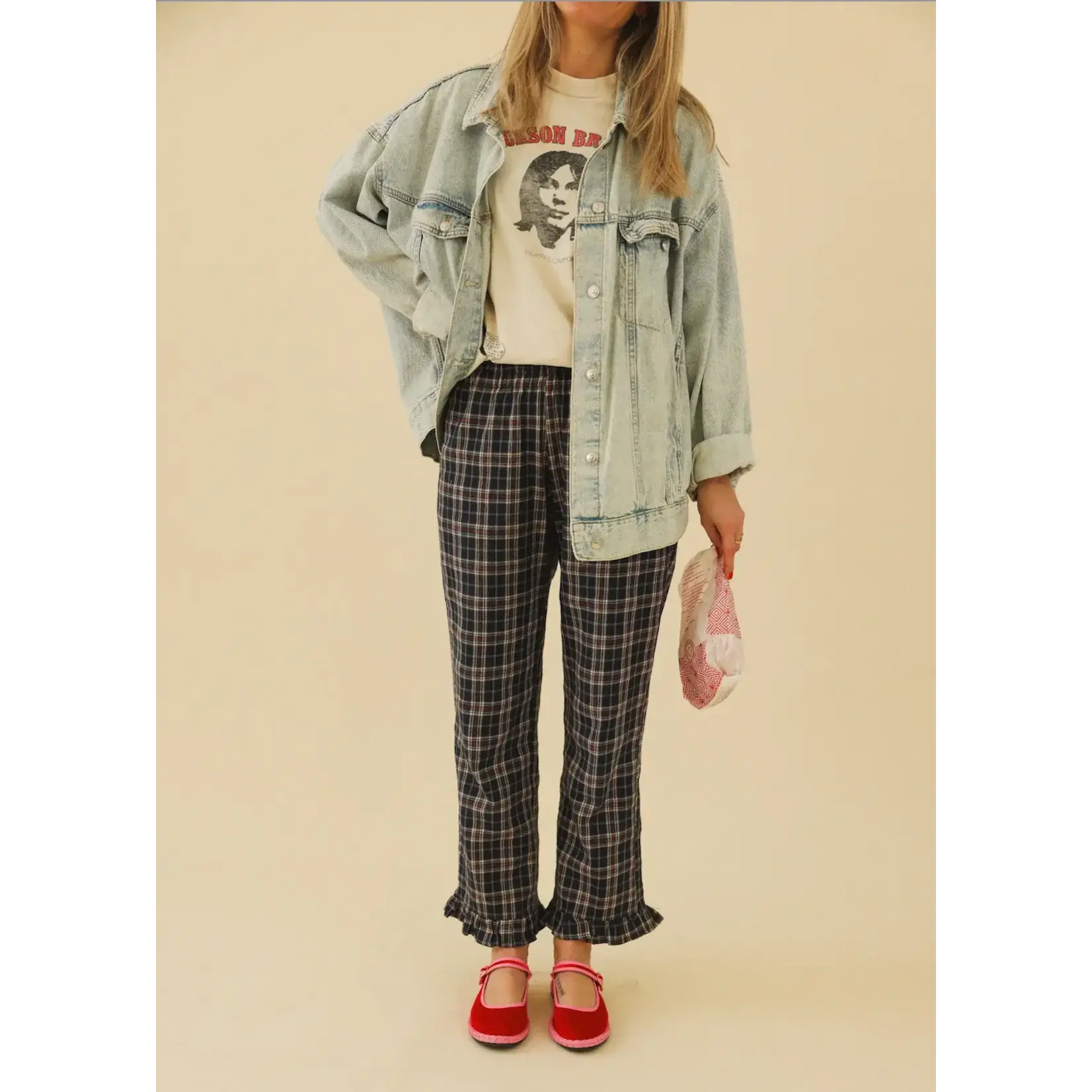 Nanyblouses Nanyblouse - Le Tartan Broek Volants