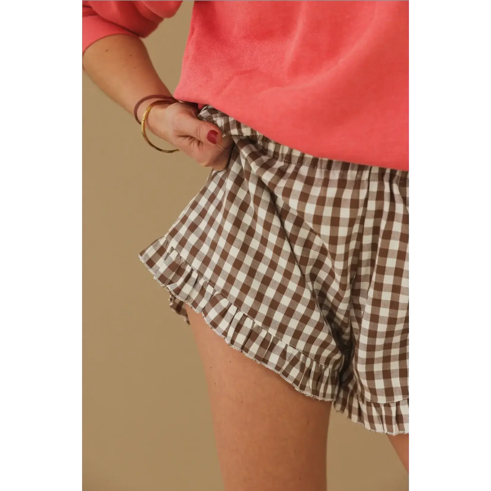 Nanyblouses Nanyblouses - Short Vichy Volants