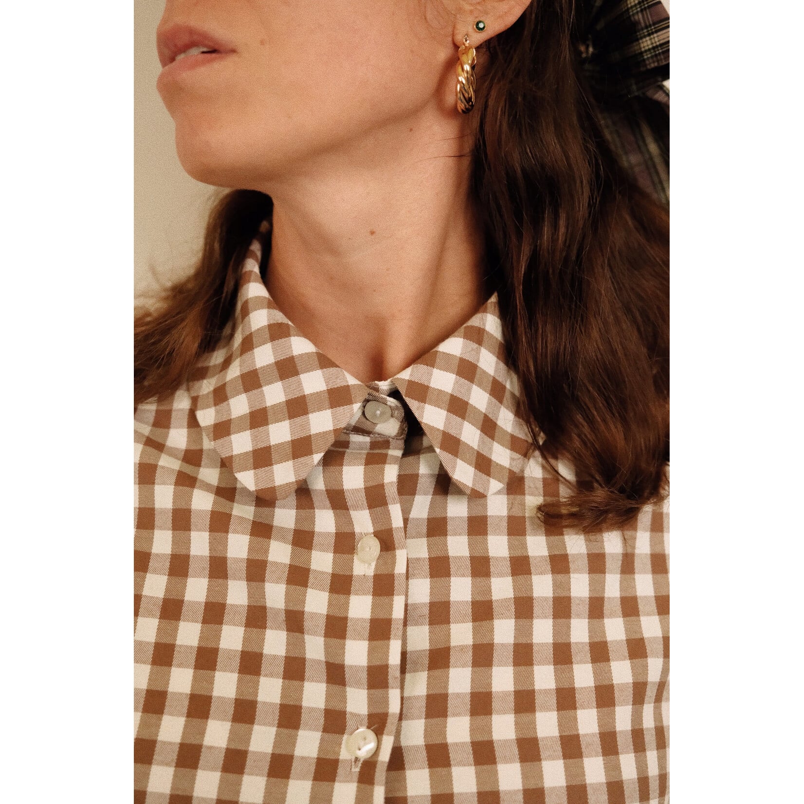 Nanyblouses Nanyblouses - Blouse Vichy Volants