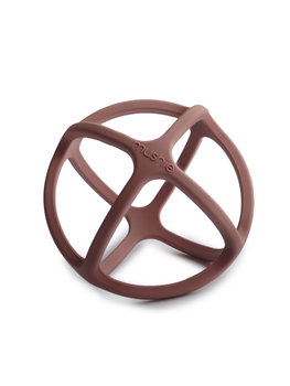 Mushie Teether ball woodchuck