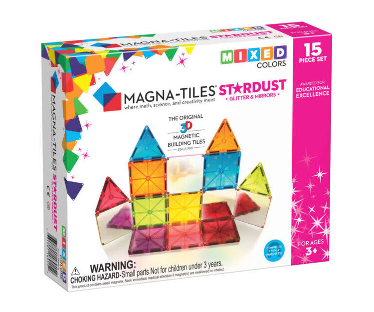 MagnaTiles MagnaTiles Stardust 15 stuks