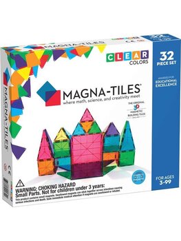 MagnaTiles MagnaTiles Clear Color  32 stuks
